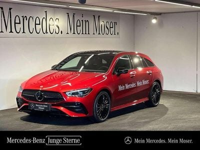 Rot Gebraucht 2024 Mercedes CLA200 Shooting Brake AMG line Kombi | € 43.200 (Teuer)