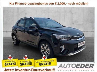 gebraucht Kia Stonic 1,0 TGDI GPF ISG Silber DCT Aut.