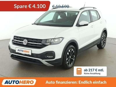 Gebraucht VW T-Cross 95 PS (69 kW) 2019 Weiß SUV