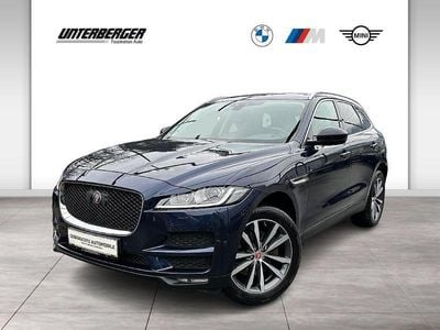 Blau Gebraucht 2017 Jaguar F-Pace Portfolio SUV | € 28.950 (Etwas zu teuer)
