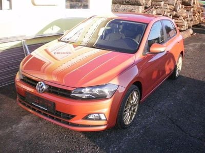 Gebraucht VW Polo 60 PS (44 kW) 2018 Orange Kleinwagen