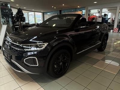 Schwarz metallic Neu 2025 VW T-Roc Cabriolet Style Cabrio | € 39.990
