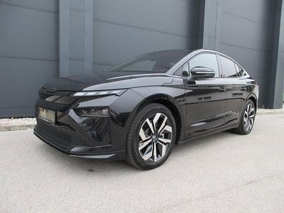 Schwarz metallicperleffektno Gebraucht 2025 Skoda Enyaq iV SportLine SUV | € 51.790