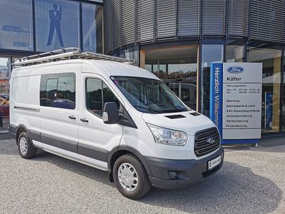 gebraucht Ford Transit Kastenwagen Doppelkabine L3H2 350 Trend 2,0l EcoBlue Diesel 130Ps KW/DK L3H2 350 Trend 2,0l EcoBlue Diesel 130Ps