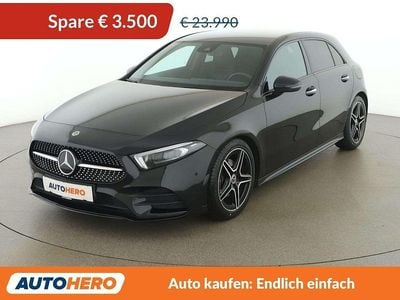 Gebraucht Mercedes A180 AMG line 136 PS (100 kW) 2019 Schwarz Kleinwagen