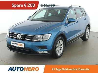 Blau Gebraucht 2017 VW Tiguan Comfortline SUV | € 16.590 (Guter Preis)