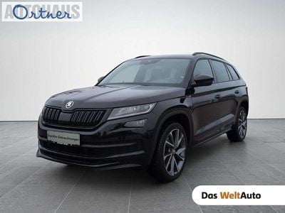 Schwarz metallicperleffektno Gebraucht 2019 Skoda Kodiaq SportLine SUV | € 25.890 (Fairer Preis)