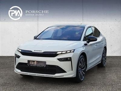 Weiss metallic Gebraucht 2025 Skoda Enyaq iV SportLine SUV | € 50.500