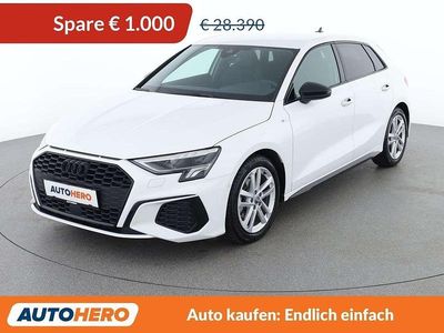 Gebraucht Audi A3 S-Line 110 PS (80 kW) 2022 Weiß Limousine