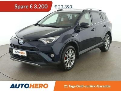 Blau Gebraucht 2017 Toyota RAV4 Hybrid Lounge SUV | € 20.190 (Superpreis)