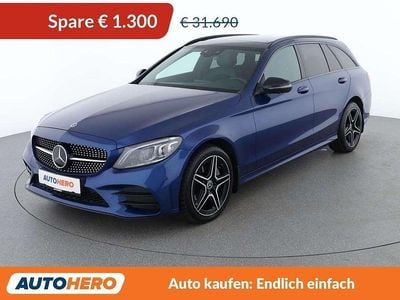 Gebraucht Mercedes C300 AMG line 245 PS (180 kW) 2019 Blau Kombi