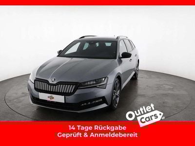 Dunkelgrau metallic Gebraucht 2021 Skoda Superb SportLine Kombi | € 24.590 (Fairer Preis)