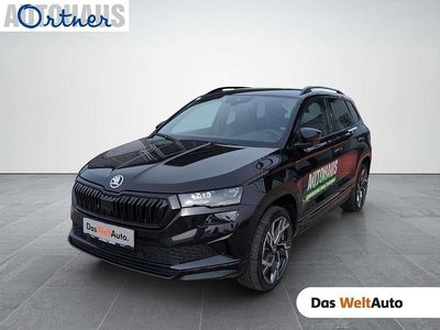 Schwarz metallicperleffektno Gebraucht 2025 Skoda Karoq SportLine SUV | € 41.990 (Etwas zu teuer)
