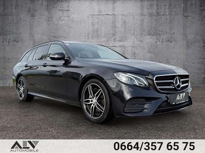 Schwarz Gebraucht 2017 Mercedes E220 AMG line Kombi | € 26.990 (Teuer)