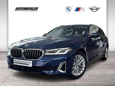 Gebraucht BMW 520 Luxury Line 189 PS (139 kW) 2023 Blau Kombi