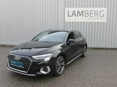 Schwarz metallicperleffektno Gebraucht 2022 Audi A3 Sportback e-tron Advanced Kleinwagen | € 37.500