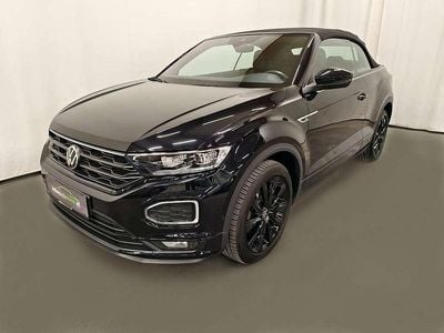 Schwarz Gebraucht 2021 VW T-Roc Cabriolet R-line Cabrio | € 29.880 (Teuer)