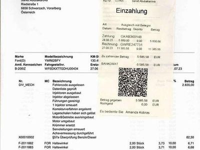 Weiß Gebraucht 2017 Ford Transit Van | € 17.000 (Etwas zu teuer)