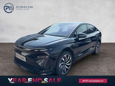 Schwarz metallicperleffektno Gebraucht 2025 Skoda Enyaq iV SportLine SUV | € 48.900