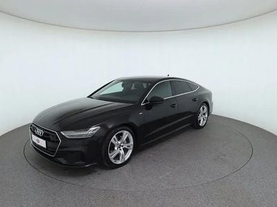 Schwarz normal Gebraucht 2022 Audi A7 Sportback Kleinwagen | € 54.950 (Etwas zu teuer)