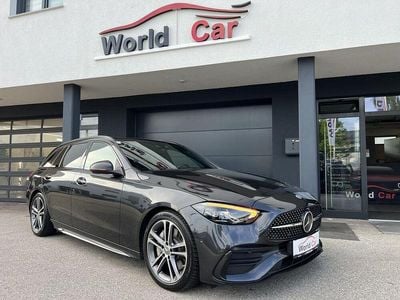 Grau Gebraucht 2022 Mercedes C220 AMG line Kombi | € 41.990 (Teuer)