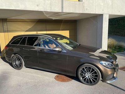 Braun Gebraucht 2015 Mercedes C250 AMG line Kombi | € 17.500 (Fairer Preis)