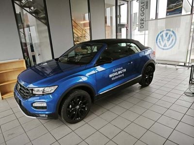 Mittelblau metallic Gebraucht 2021 VW T-Roc Cabriolet Style Cabrio | € 29.999 (Teuer)