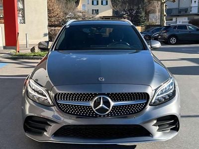 Grau Gebraucht 2018 Mercedes C200 AMG line Kombi | € 26.500 (Etwas zu teuer)