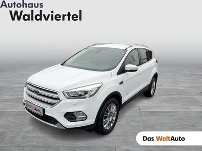 Gebraucht Ford Kuga Titanium 150 PS (110 kW) 2018 Weiss  normal SUV
