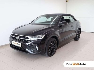 Gebraucht VW T-Roc Cabriolet R-line 150 PS (110 kW) 2022 Schwarz Cabrio