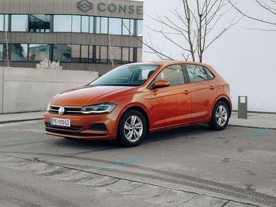 Gebraucht VW Polo Comfortline 95 PS (69 kW) 2018 Orange Kleinwagen