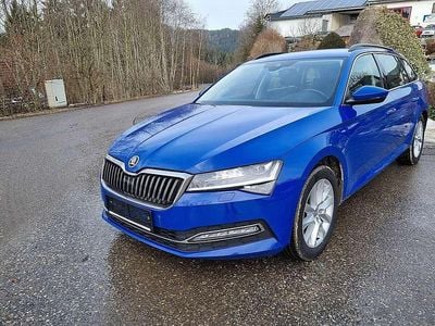 Gebraucht Skoda Superb Style 150 PS (110 kW) 2021 Blau Kombi