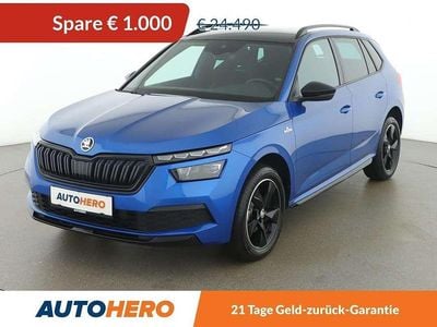 Blau Gebraucht 2021 Skoda Kamiq Monte Carlo SUV | € 23.490 (Fairer Preis)