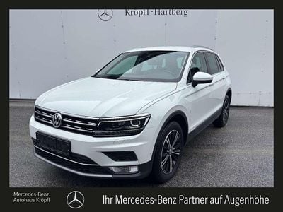Weiß Gebraucht 2016 VW Tiguan Highline SUV | € 23.400 (Etwas zu teuer)