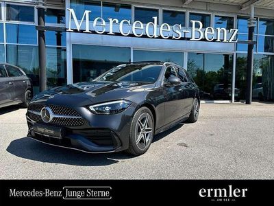 Grau Gebraucht 2024 Mercedes C300e AMG Line Premium Plus Kombi | € 57.900 (Etwas zu teuer)