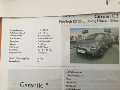 gebraucht Citroën C3 C3PureTech 83 S