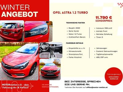 Rot Gebraucht 2022 Opel Astra Design & Tech Kombi | € 11.790 (Guter Preis)