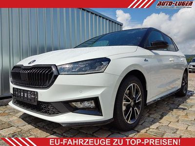 Neu Skoda Fabia Monte Carlo 2025 Moonweiß perleffect/dach schwarz Kleinwagen