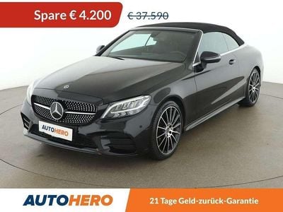 Schwarz Gebraucht 2019 Mercedes C200 AMG line Cabrio | € 33.390