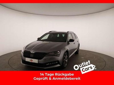 Grau Gebraucht 2021 Skoda Superb SportLine Kombi | € 28.990 (Teuer)
