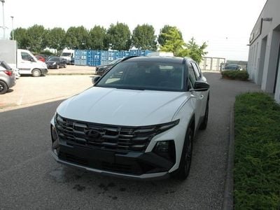 Gebraucht Hyundai Tucson GO! 159 PS (116 kW) 2023 Serenity white / schwarz SUV