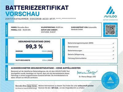 Gebraucht Mercedes EQE350 AMG line 215 kW (293 PS) 2023 Schwarz Limousine