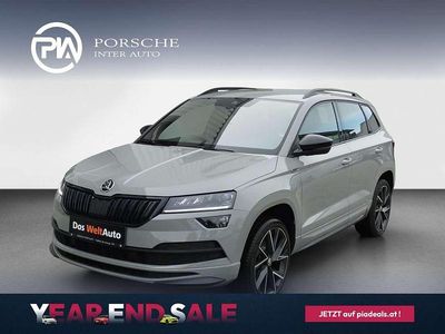 Grau Gebraucht 2021 Skoda Karoq SportLine SUV | € 30.850 (Teuer)
