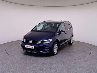 Gebraucht VW Touran Highline 150 PS (110 kW) 2024 Dunkelblau  metallic Van / Kleinbus