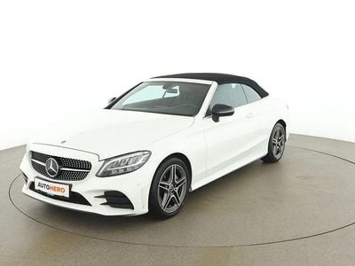 Weiß Gebraucht 2018 Mercedes C200 AMG line Cabrio | € 26.990 (Superpreis)