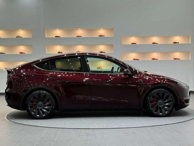 gebraucht Tesla Model Y Performance *Leasingfähig*Midnight-Cherry-Red*