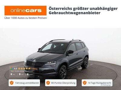 Grau Gebraucht 2021 Skoda Karoq SportLine SUV | € 27.790 (Fairer Preis)