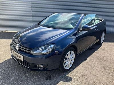 Dunkelblau metallic Gebraucht 2011 VW Golf Cabriolet Cabrio | € 11.900