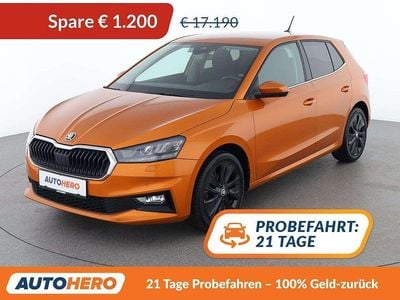 Gebraucht Skoda Fabia Style 110 PS (80 kW) 2021 Orange Kleinwagen