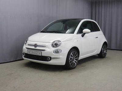 gebraucht Fiat 500 DOLCEVITA UVP 21.280 Euro 1,0 Hybrid, Tech-Paket - Radio mit 7"-Bildschirm Navigationssystem, Multifunktionslenkrad, Lichtsensor- und Regensensor, Klimaautomatik, 16"-Leichtmetallfelgen, Getönte Seitenscheiben hinten, Parksensoren hinten uvm.